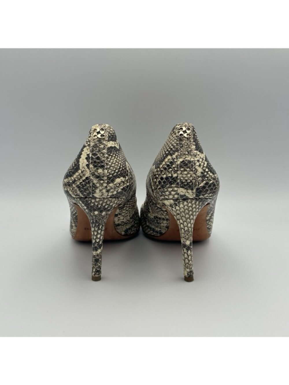 Coach Teddie Pumps Women's 8 US Leather Animal Print Heels Shoes Q4676/A6473 - Picture 4 of 15